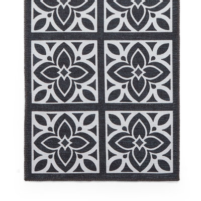 Victoria Machine Woven Grey Area Rug
