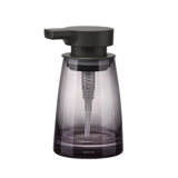 AVA Soap Dispenser - Black Glass with Black Pump
