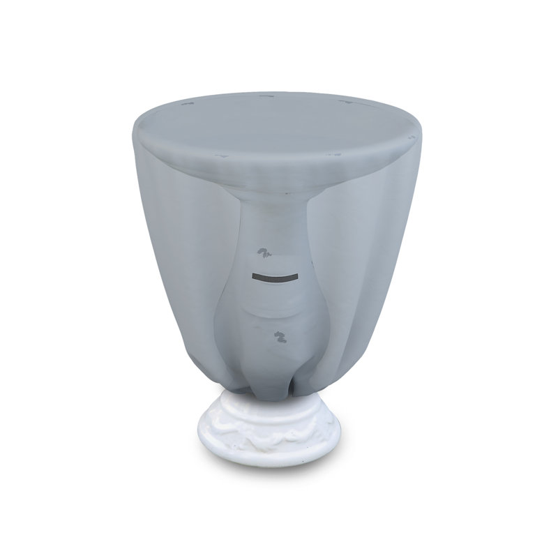 Bird Bath Cover, 61cm H x 81.3cm W x 81.3cm D, Light Grey