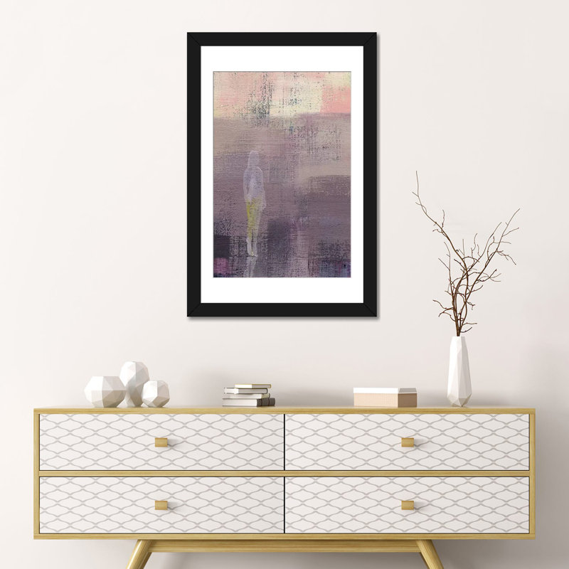 « imagine ii », reproduction d’impression sur toile, H 24 po x l 16 po x P 1 po, Papier d'art encadré noir, Blanc