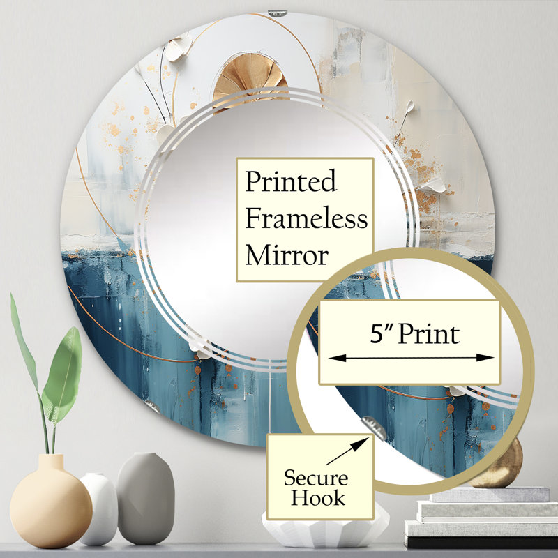 Miroir mural Solmar, 24 po x 24 po