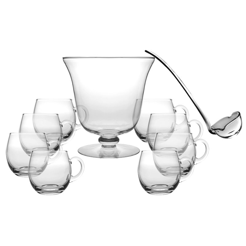 Glass Beverage Serving Set