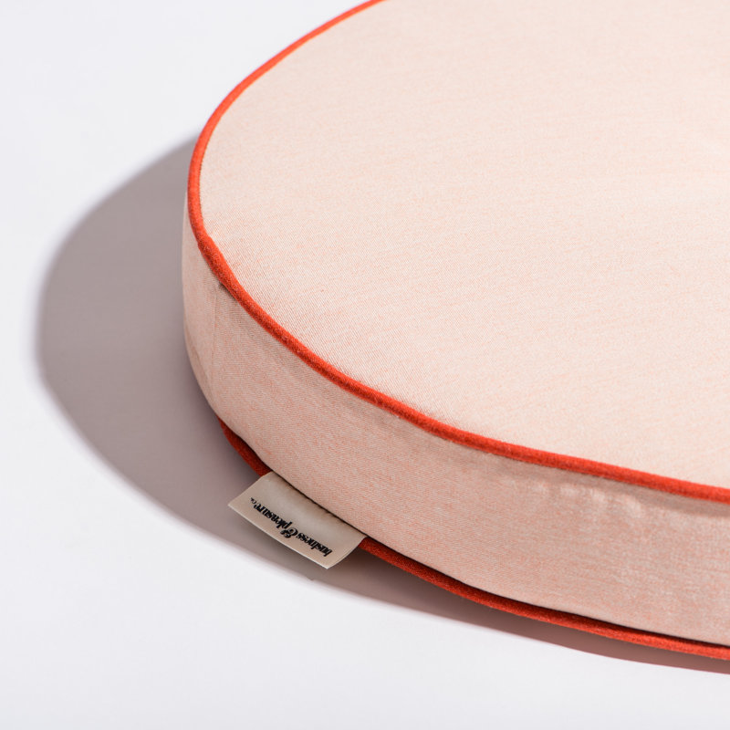 Rivie Outdoor Seat Cushion, Pink
