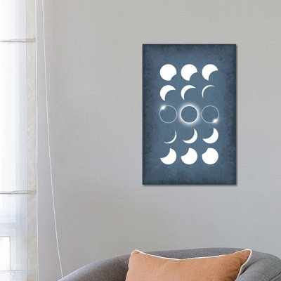 Solar Eclipse II - Wrapped Canvas Print