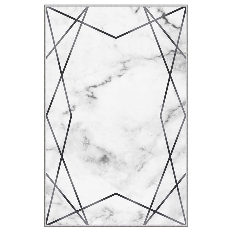 Eringate Geometric 80cm X 120cm Area Rug