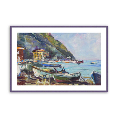 Rustic Italian Whimsy Village, reproduction d'art sur papier