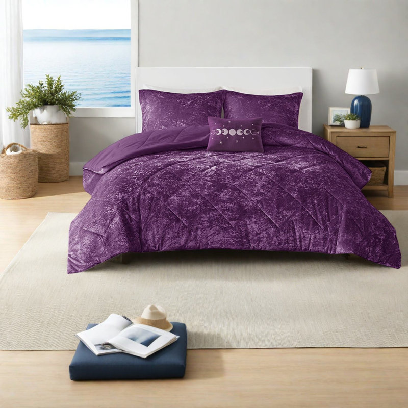 Ensembles de literie luxueux, double velours de polyester pour maison moderne