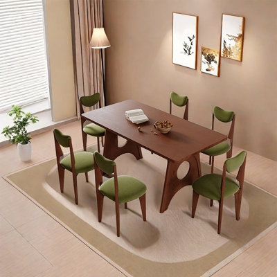 Retro living room Home rectangular dining table sets