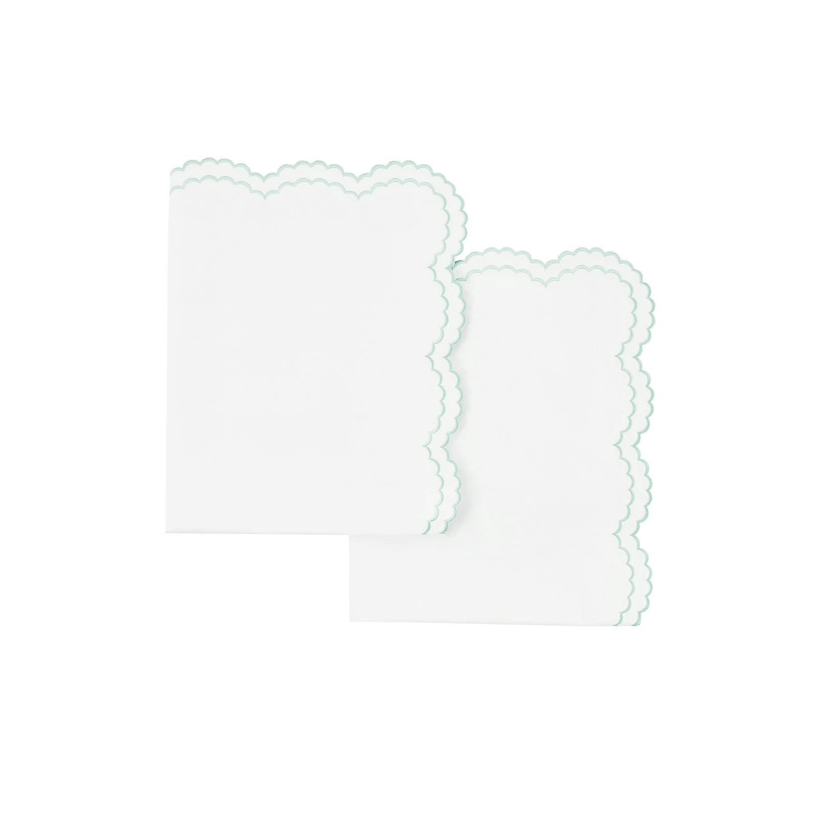 Berrada Cotton Shams, Teal
