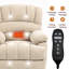 Fauteuil inclinable électrique en chenille de 23 po de large et à dossier haut avec massage par vibration à 8 points et chauffage lombaire