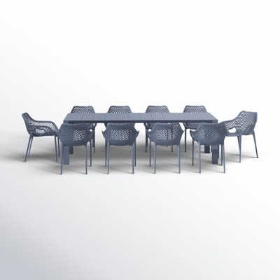 Farrah Rectangular 10 - Person 102" Long Dining Set