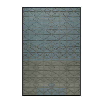 Machine Washable Trellis Grey Area Rug