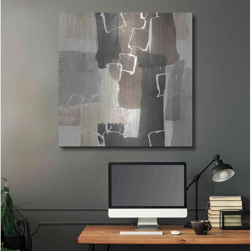 Ivy Bronx 'Dancing Squares II' by Chris Paschke, 36" H x 36" W