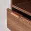 Table de chevet en noyer brun-130152403