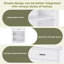 White Storage Cabinet With Four Doors, Drawers, Adjustable Shelf & Six Open Shelves