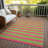 Washable Striped Indoor / Outdoor Rug-1659859711