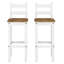 Ensemble de salle à manger à hauteur de bar en bois avec table à abattants et 2 chaises Deonka | August Grove®