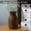  Vase en bois Boho