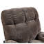 Fauteuil releveur électrique à double moteur Okin pour personnes âgées, inclinable à plat jusqu'à 180° avec fonction massage chauffant.-529639589