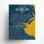 «Dublin City Map», impression de luxe-1011097074-1011097092