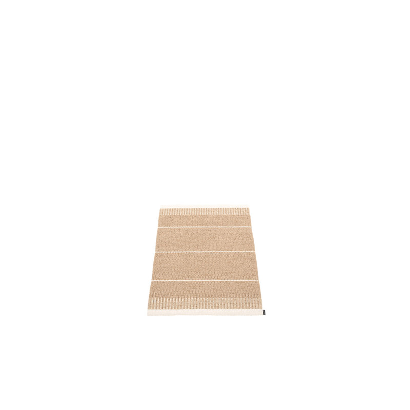 Belle Striped Area Rug in Brown/Pink, Rectangle 2' x 2'9"