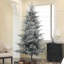 Arbre de Noël artificiel pin enneigé 9 pi avec embouts 1939, base en métal pliable, assemblage facile pour la maison et le bureau
