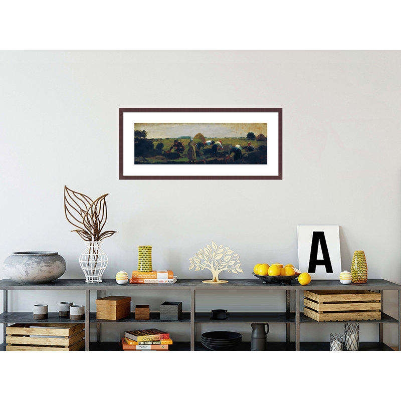 «The Gleaners» par Winslow Homer, impression giclée sur cadre, H 18,13 po x l 41,5 po