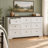 Farmhouse 9 Drawers Dresser, 53'' W Rustic Chest of Drawers for Living Room, Hallway, Bedroom -White-106536654