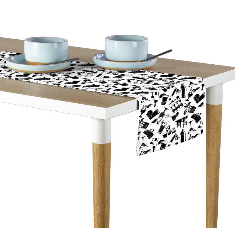 Haumea Geometric Table Runner, 108" x 14"