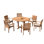 Leveb Outdoor 9 - Piece Teak Dining Set