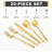 Prep & Savour Billiter Stainless Steel Flatware Set - Service for 4-159528084