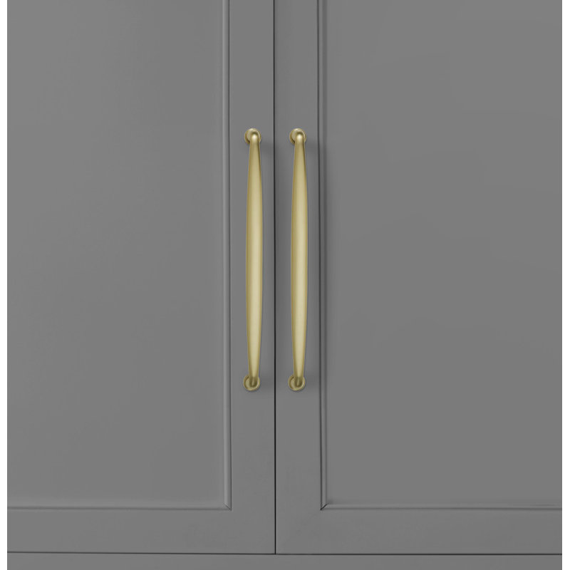 Poignée Kane, Champagne doré, 12"