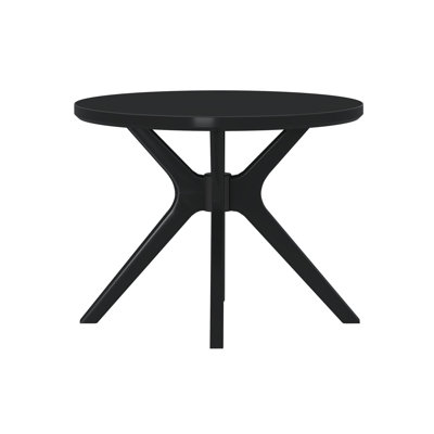 Muhsina Cross Leg Round Dining Table (38in x 38in / 966mm x 966mm)