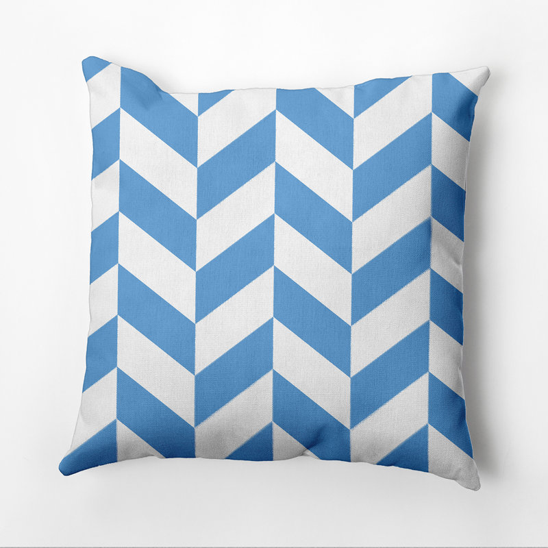 Housse et insert de coussin carré Subline, H 16 po x l 16 po, Bleu