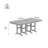 Aunye 71"W HDPE 6-Person Heavy-duty Dining Table-1710641564