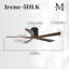 Irene Flushmount Light Kit 5 Blade LED Ceiling Fan-326228185-400726664-400583225