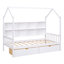 Calvane Whimsical Retreat Playhouse Bed with Pine and Storage