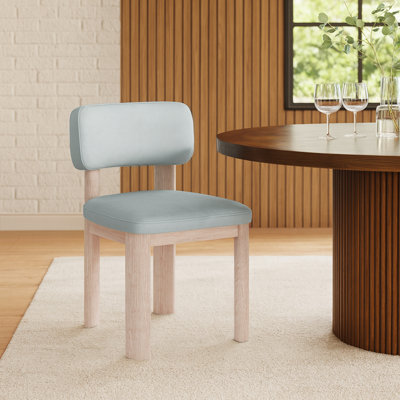 Chaise rembourrée en cuir Paloma