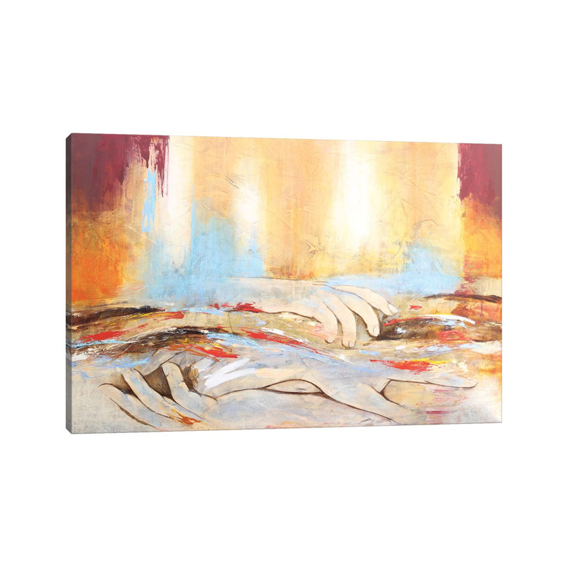 Entre Mis Manos I by Gabriela Villarreal - Wrapped Canvas Painting, 20.32 cm H x 30.48 cm W