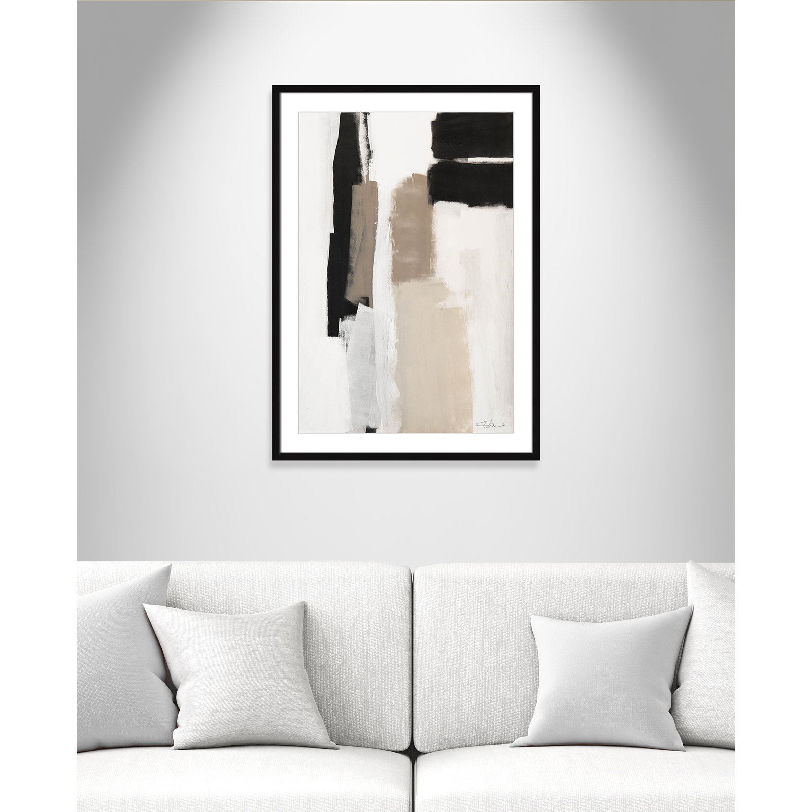 Earth Scapes II by Casa Fine Arts, Black Matted Picture Framed, 35.5" H x 25.5" W x 1.25" D