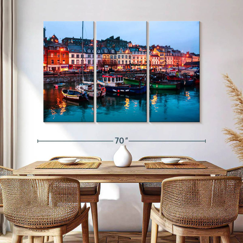 Mehar Cork Harbour Boats, 42" H x 65" W