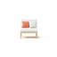 Chaise de patio Paulet avec coussins Sunbrella-458420206