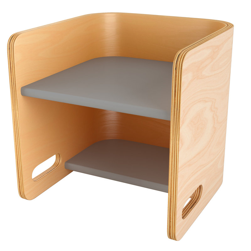 Chaise pour tout-petit ECR4Kids, gris