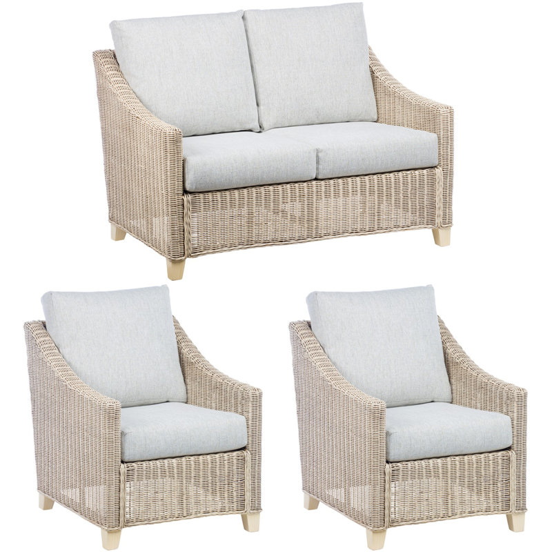 June 4 Piece Conservatory Sofa Set