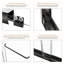 Porte de douche coulissante double semi-sans cadre H 56 po x l 72 po x H 72 po