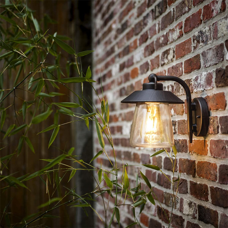 Orizaba Black 20cm H Outdoor Barn Light