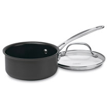  MICHELANGELO 3 Quart Saucepan with Lid, Hard Anodized Nonstick  Sauce Pan with Strainer Lid & Pour Spouts for Easy Pour, Granite Derived  Coating Sauce Pan for Cooking, Small Sauce Pot 
