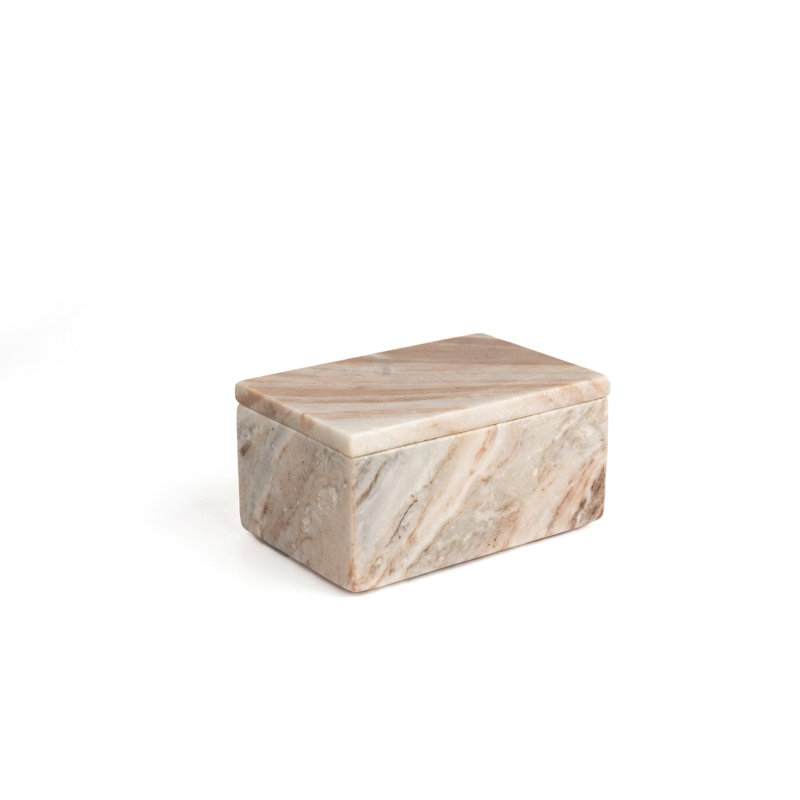 Marbre Toronto Boîte, 3" H x 6" W x 4" D