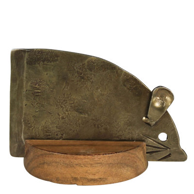 Mouse Cheese Knife, Antique Gold