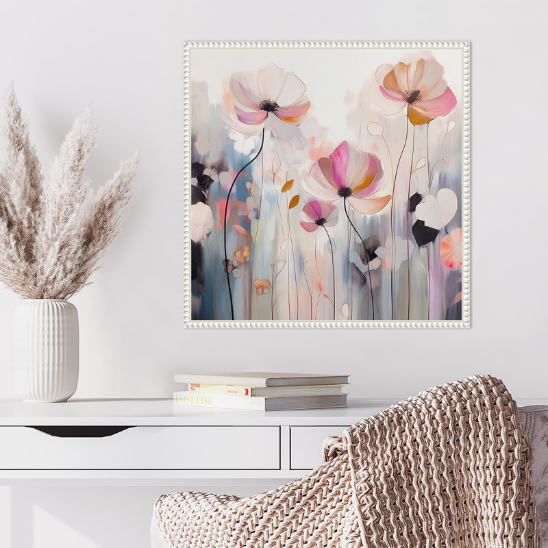 «Spring Fling Flowers IV» par Irena Orlov, reproduction d'art sur toile encadrée, H 22 po x l 22 po